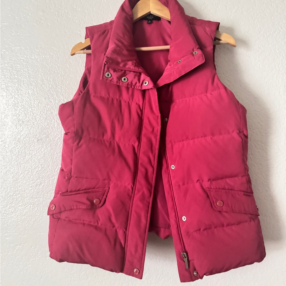 Talbots Pink Puffer Vest
